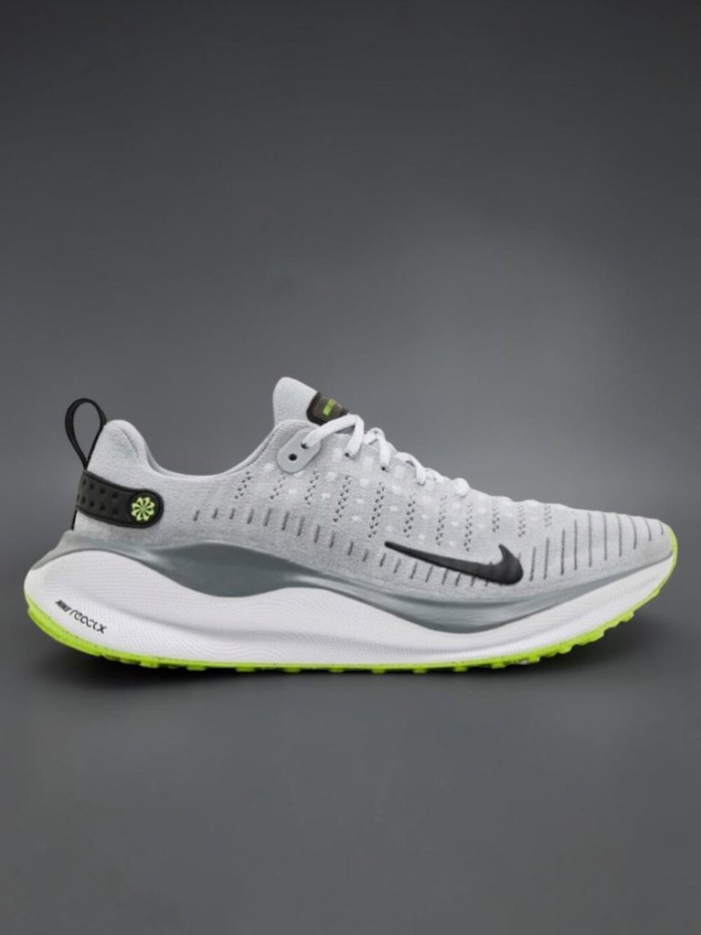 Nike ReactX Infinity Run 4 Mens Running Shoes Wolf Grey/Black DR2665 002 (NEW)